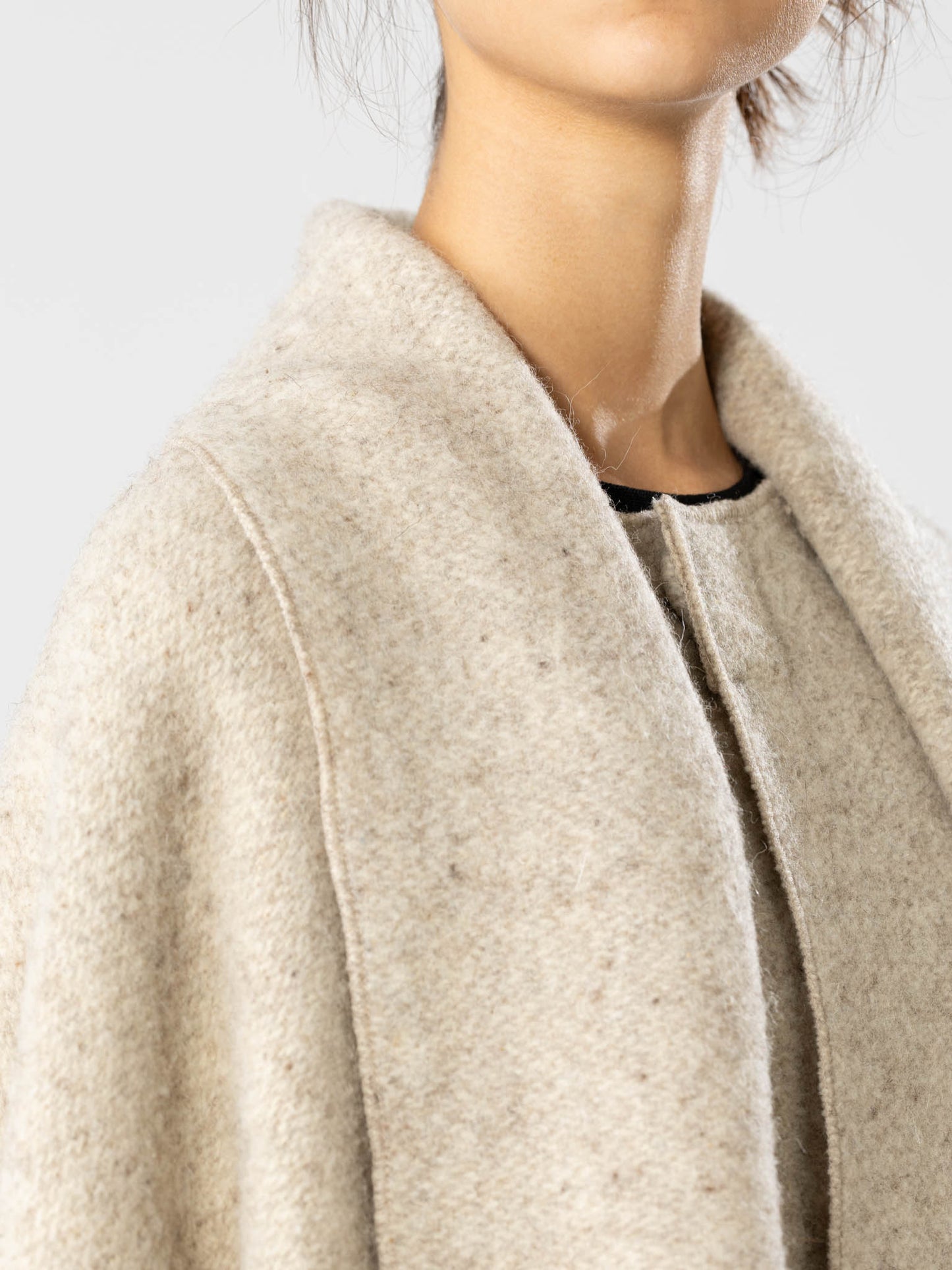 Merino Wool Cape Coat