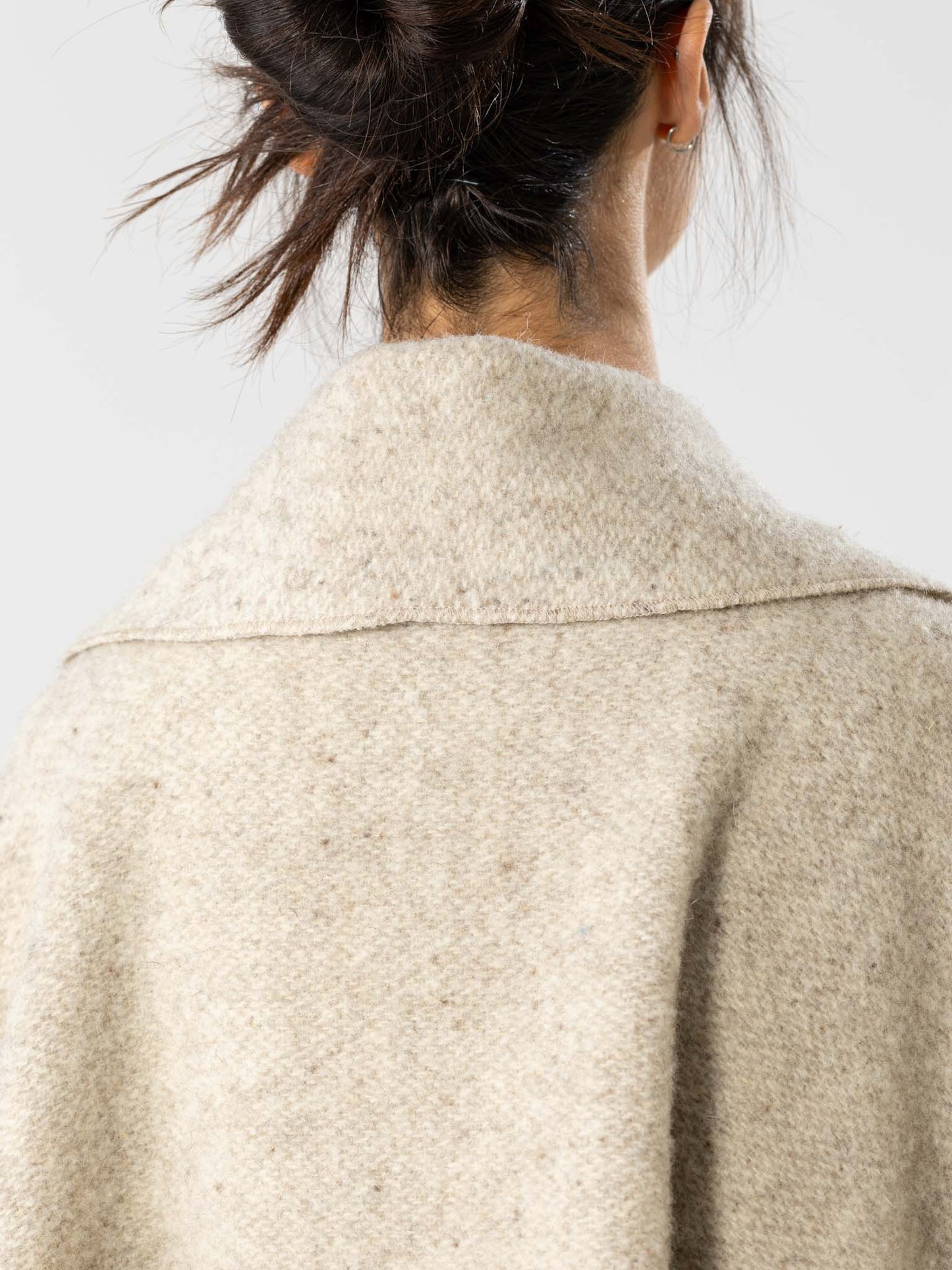 Merino Wool Cape Coat