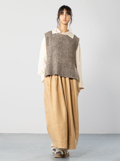 Merino Wool Flecked Vest