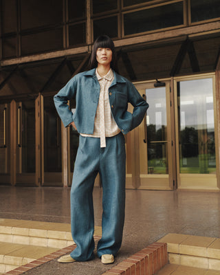 Look 6  Ali Jacket + Polo Shirt Checked + Deep Pant
