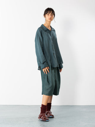 Pleated Bermudas