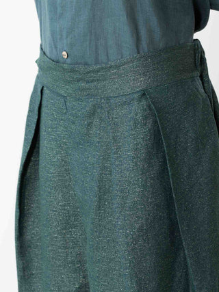 Pleated Bermudas