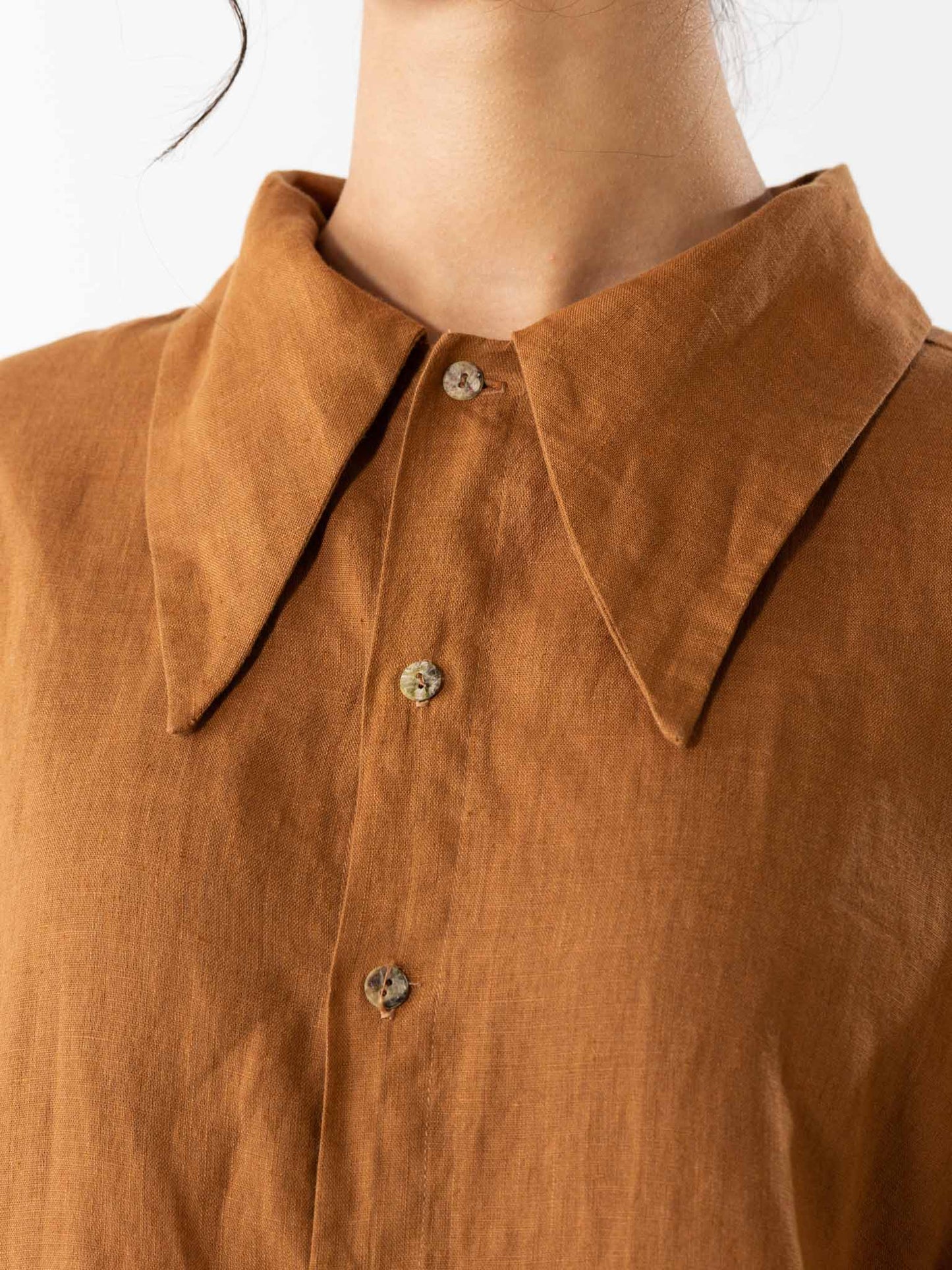 Pointed Collar Shirt