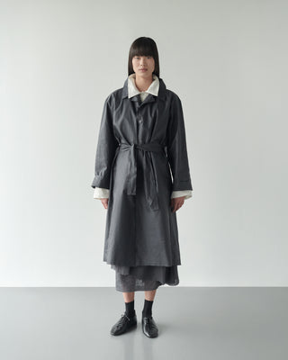 Look 3 Moon Dress +  Mac Coat