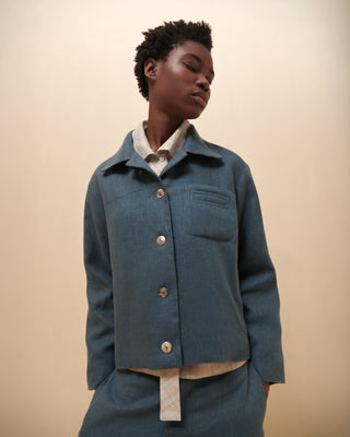 Look 6  Ali Jacket + Polo Shirt Checked + Deep Pant