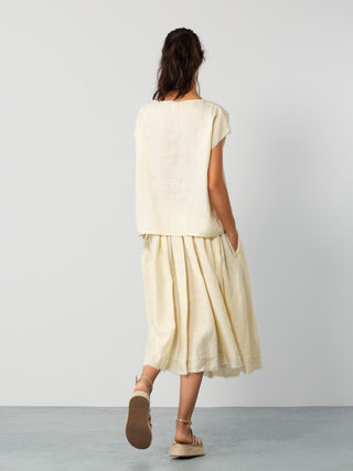 Raw Hem Top