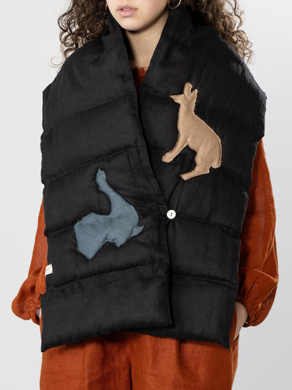 Asturias Wool Padded Scarf