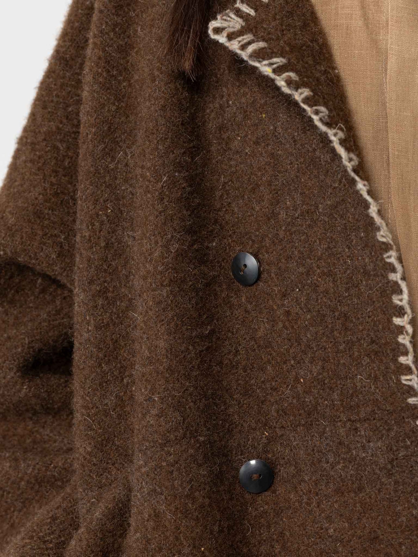 Merino Wool Double Breasted Coat