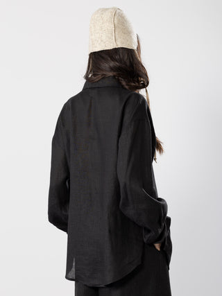 Maxi Pointed Collar Shirt