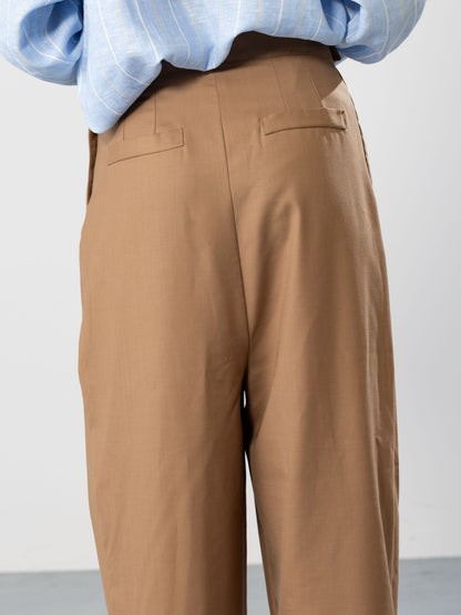 Tailored Saten Wool Trousers